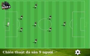 Chiến thuật đá sân 9 người