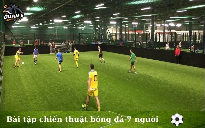 Các bài tập chiến thuật bóng đá 7 người