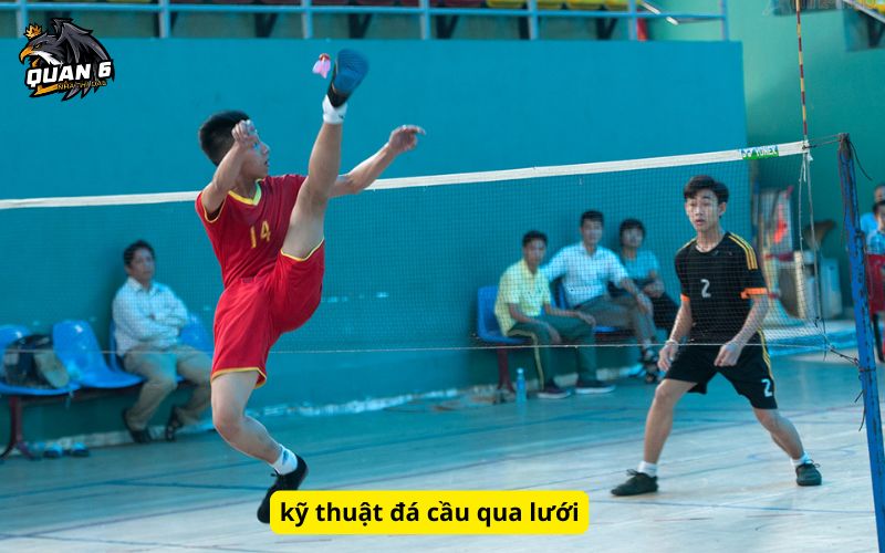 kỹ thuật đá cầu qua lưới