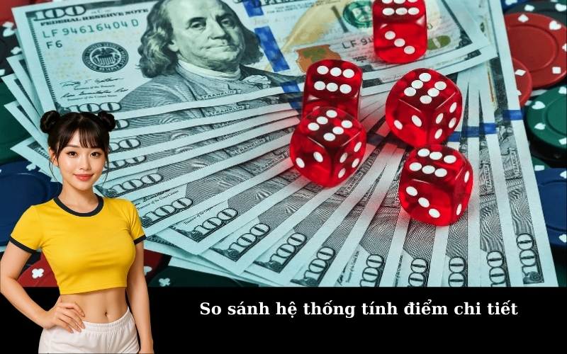 So sánh hệ thống tính điểm chi tiết