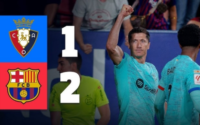 Osasuna 1-2 Barcelona
